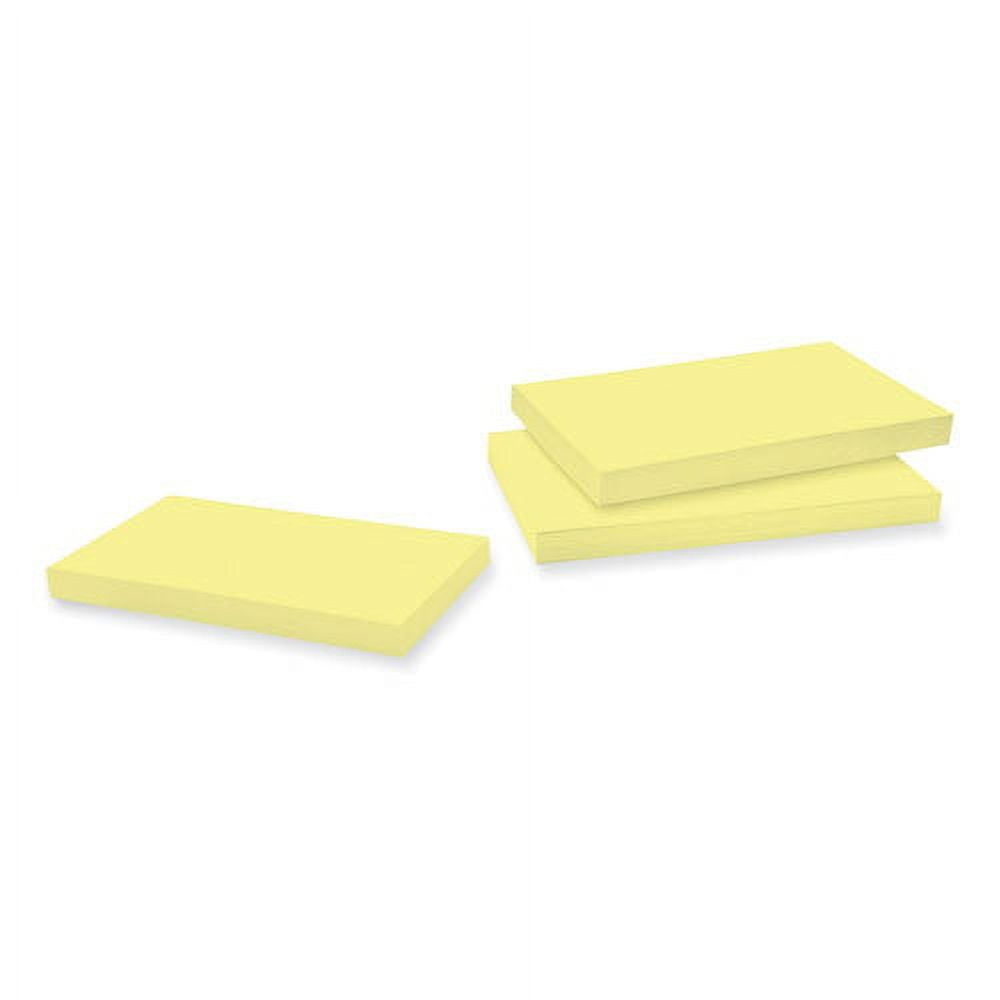 100% recycled paper super sticky notes, ruled, 4" x 4", wanderlust pastels, 70 sheets/pad, 3 pads/pack | Bundle of 2 Packs