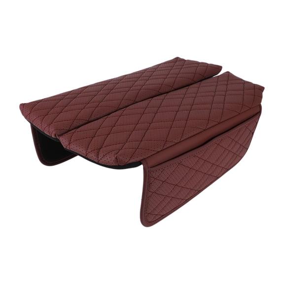 Car Center Console Cover with Storage Bag for BMW X5 2014-2018 Red 1 Pair