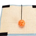 thumbnail image 3 of Cats Scratch Mat Practical Cat Scratcher Pad Toy Sisal Hemp Round Color Ball Decor Furniture Sofa Table Protector Hook and Loop Mat Pet Supplies (Single Color), 3 of 4
