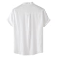 thumbnail image 3 of Pimfylm Mens Shirts Short Sleeve Cotton Tees for Men, Extra-Long Crewneck T-Shirts White 2XL, 3 of 4