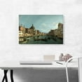 thumbnail image 2 of ARTCANVAS Venice - The Grand Canal 1740 Canvas Art Print by Canaletto - Size: 26" x 18" (1.50" Deep), 2 of 9