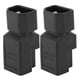 thumbnail image 2 of IEC320 C14 Hombre para NEMA 5 15R Adaptador de Potencia Femenina, Retardante de la Llama C14 Masculino A 5 15R Convertidor Femenino 10a 125V Resistente Al Desgaste para La, 2 of 7