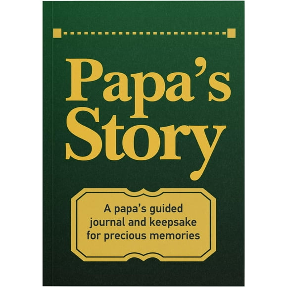 Diario Coco & Lan Papa's Story, 7 x 10 pulgadas, más de 250 indicaciones