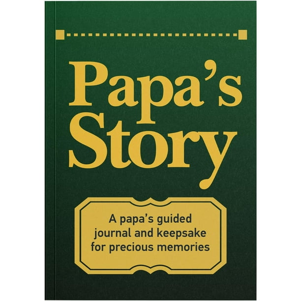 Diario Coco & Lan Papa's Story, 7 x 10 pulgadas, más de 250 indicaciones