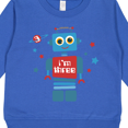 thumbnail image 3 of Inktastic Robot 3rd Birthday Toddler Sweatshirt, 3 of 4