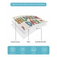 thumbnail image 5 of Quilts Twin-XL Size Bedding Set, Colorful Children's Day Lightweight Quilted Comforter, Car Tree Stars Modern Abstract Art Soft Bedspread Coverlet with Pillow Covers for All Season, 68" x 98", 5 of 7