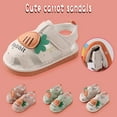 thumbnail image 4 of Odeerbi Babies First Walkers Summer Baby Girls Boys Cute With Voice Carrot Print Soft Bottom Toddler Sandals, 4 of 4