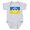 Heather Gray, variant on CafePress - Pray For Peace In Ukraine Body Suit - Cute Infant Bodysuit Baby Romper - Size Newborn - 24 Months