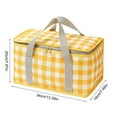 thumbnail image 3 of Necvior Food Delivery Insulated Bag Portable Insulated Picnic Bag with Zippers Top Insulated Picnic Basket Coolers Bag Enduring, 3 of 21