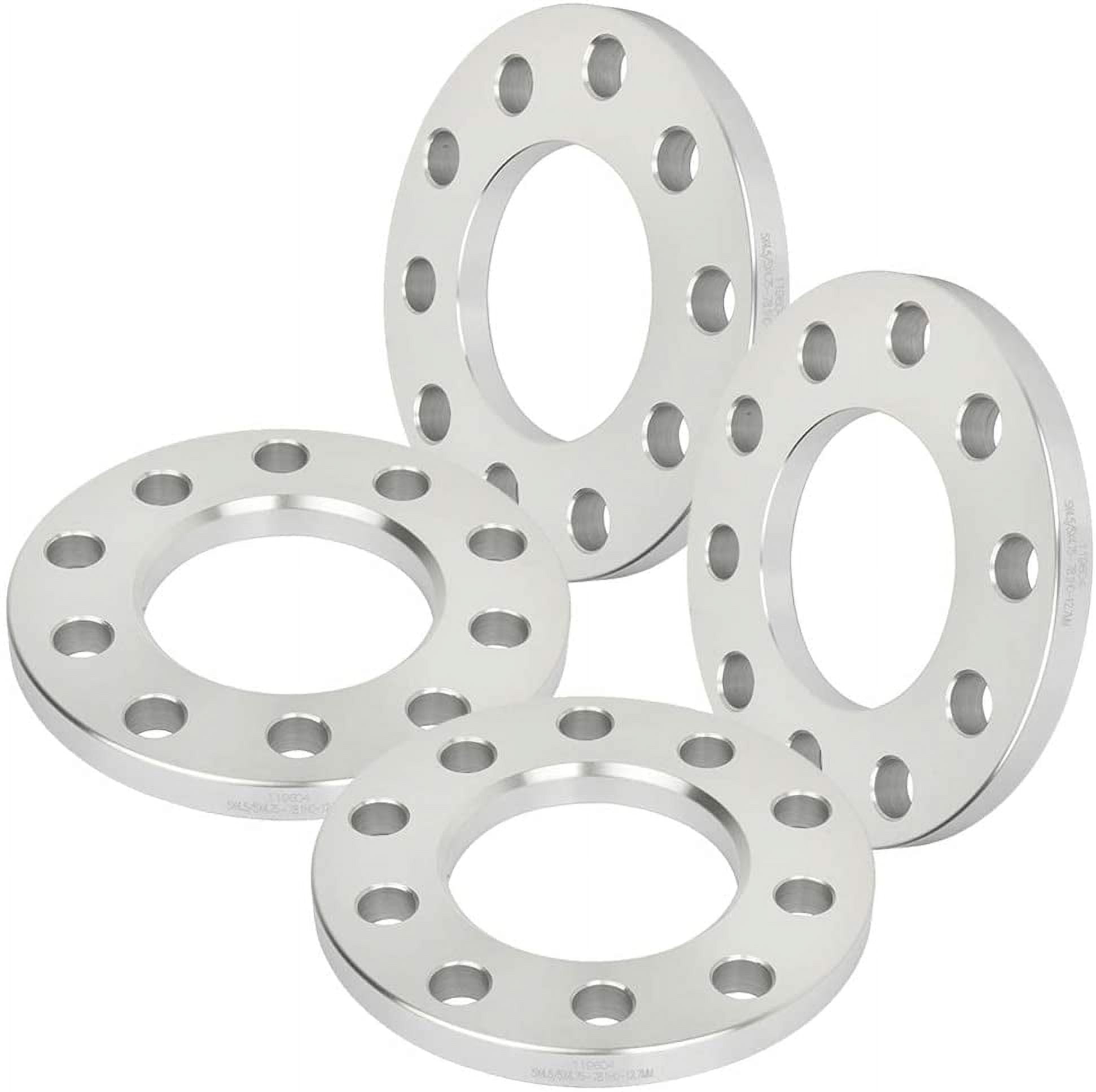 2x black wheel spacers 5x4.5 1/2 studs 1.5 thick fits Ford