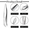 thumbnail image 2 of EXLEAF 3Pcs Mini Cuticle Trimmer,Stainless Steel Cuticle Nail Clippers,Mini Cuticles Cutter Set,Precise Pointed Tip Cuticles Nipper for Manicure,Pedicure,Dry Skin, 2 of 7