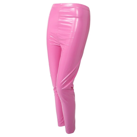 unbranded 1Ud Leggings De PU Con Elasticidad Para Mujer Estilo Único Y