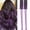 Deep Purple, variant on Vivcore Hair Tinsel Clip in Rainbow Glitter Hair Extensions Sparkling Fairy Hair Accessories for Music Festivals Cosplay Party 12Pcs