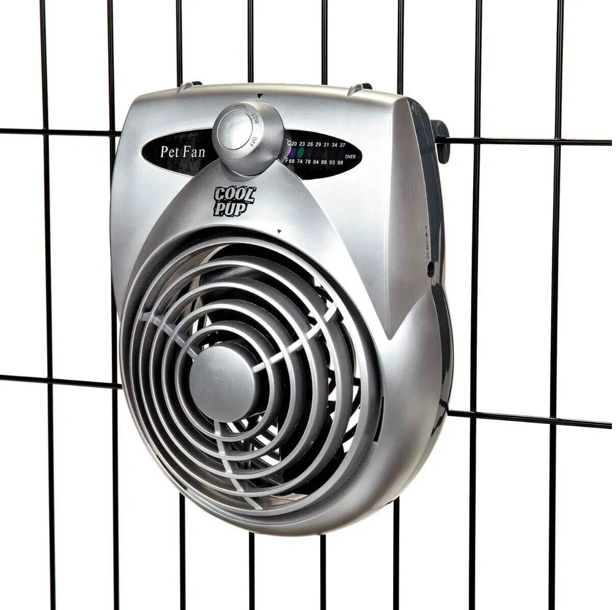 Dog Crate Fan Goat Puppy Chicken Pig Cat Keep Your Pets Cool Quiet Two Speeds (1 Crate Fan)