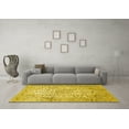 thumbnail image 3 of Ahgly Company Indoor Rectangle Persian Yellow Traditional Area Rugs, 7' x 9', 3 of 4