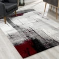 thumbnail image 1 of Rug Branch Montage Tapis Moderne Abstrait - Gris Rouge - VE7429GY23, 1 of 7