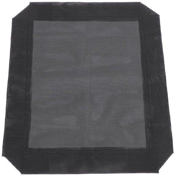 HOOWIFFY Detachable Black Mesh Cover for Raised Dog Bed Breathable and Portable