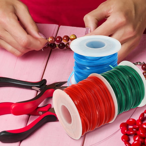 Raindrops Diy Rope Kit: Plastic Lacing Cords Night Glow For Keychain And Bracelet Crafting