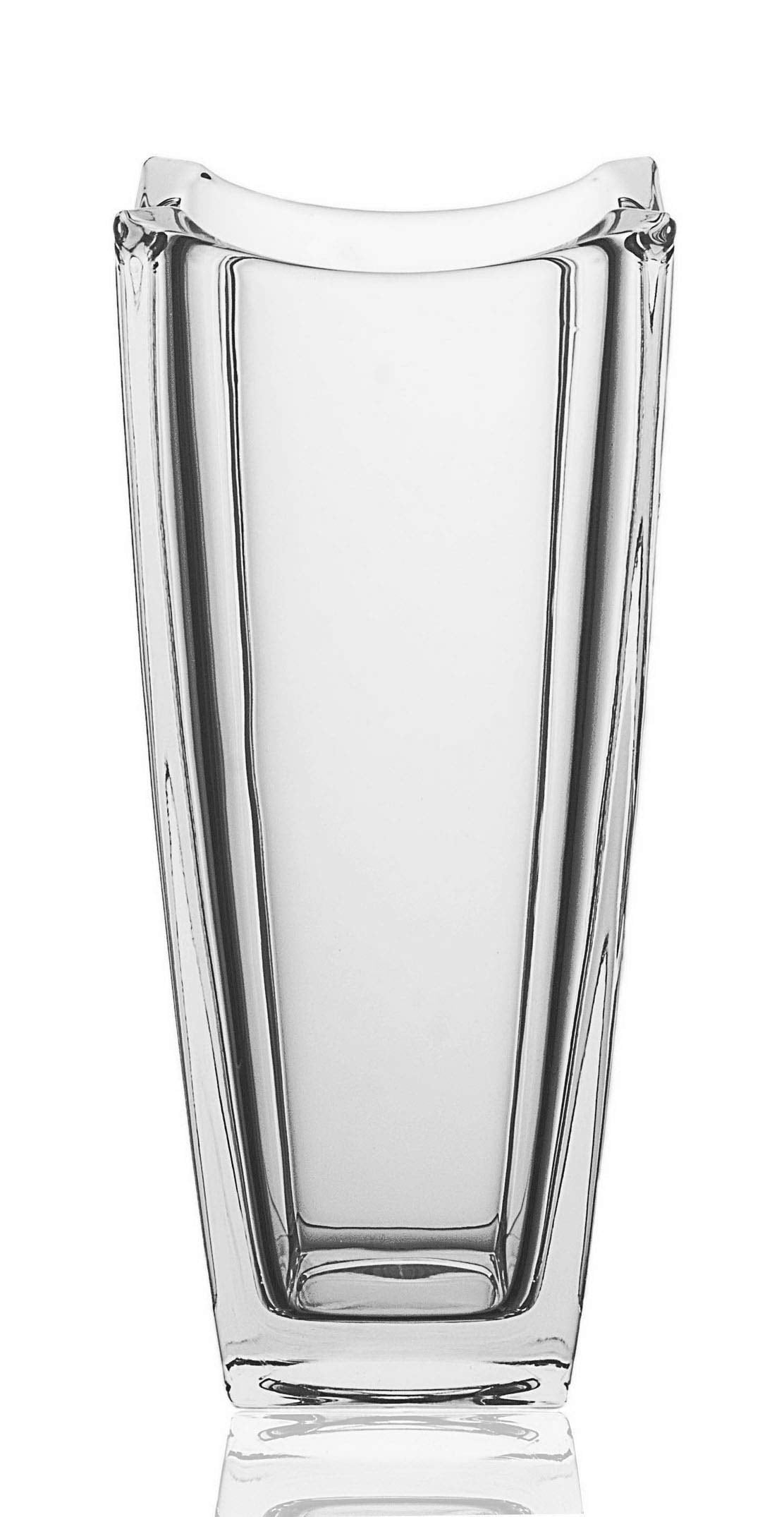 Clear Flower Vase Tall Crystal Glass Vase Decorative Centerpieces Lead