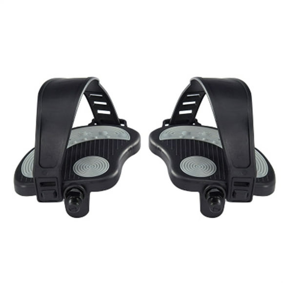 jovati Exercise Bike Pedals with Straps for Exercise Bike/Dynamometer/Spinning Bike, Indoor Bicycle Pedals