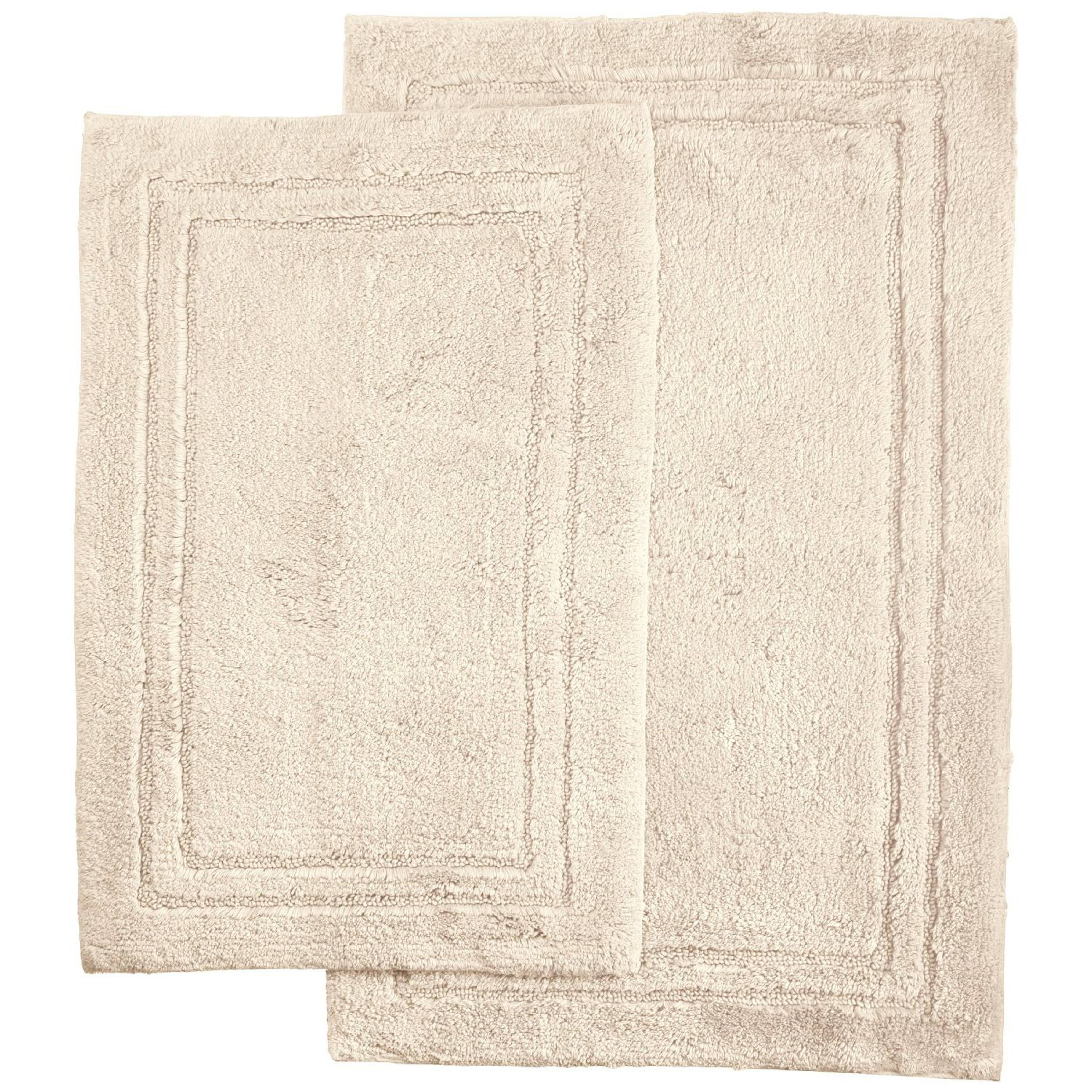 Impressions Luxurious Cotton Non Skid 2pc Bath Rug Set Com