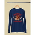 thumbnail image 3 of Howdy Christmas Cowboy Gingerbread Women's Long Sleeve, 3 of 4
