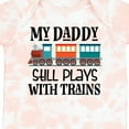 thumbnail image 4 of Inktastic Daddy Still Plays with Trains Boys or Girls Baby Bodysuit, 4 of 5