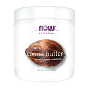 NOW Solutions, Cocoa Butter, Multi-Purpose Skin Moisturizer, Natural Moisture for the Whole Body, 7-Ounce