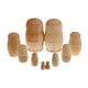 thumbnail image 2 of 5x embriones de madera en blanco DIY sin pintar, muñecas rusas de anidación, juguete Matryoshka, 2 of 9