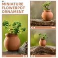 thumbnail image 3 of 7pcs Handcrafted Flower Pots Clay Mini Flower Pots Mini Terracotta Succulent Pot Miniature Plant Nursery Pot Decoration, 3 of 8