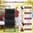 thumbnail image 6 of Btidfty 4 Steps Pet Ramp Lightweight Portable Dog Cat Ladder with Nonslip Surface Pet Ladder Folding Pet Stairs Ramp Portable Dog Stairs for Car, 6 of 9