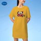 thumbnail image 1 of New Hot Ladies Fashion Casual Loose Midi Dress Ladies Casual Knee length Skirt Cute Disney Mickey Mouse 3D Print T Shirt Dress4XL Gao Jinjia LED, 1 of 2
