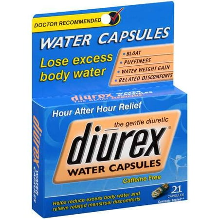 Alva Amco Diurex Water Capsules, 21 ea