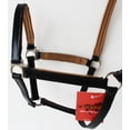 thumbnail image 3 of Horse English Padded Leather Western  Show Halter Tan Full 803209TNF, 3 of 4