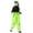 Green, variant on CAIXIA Snow Pants Boys Girls Insulated Pants Winter Warm Thick Strap Ski Trousers For Children Outdoor Activities