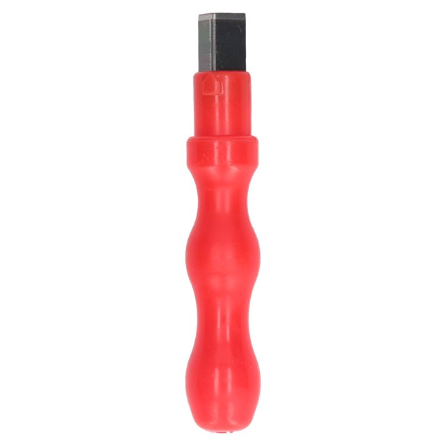 Cortador para esculpir a mano con mango de PC, cuchillo de hoja de acero de alta velocidad para tira de silicona suave con luz de neón