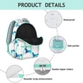 thumbnail image 4 of Horse Adventure Backpack - Waterproof School Bag with Galloping Mustang Graphics - Stylish Bookbag for Equestrian Enthusiasts in School, 4 of 6