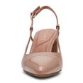 thumbnail image 2 of Anne Klein Brooklyn Pointed Toe Block Heel Slingback Heels for Women with Buckle Closure Cushioned Insole Closed Toe Dress Pumps, 2 of 7