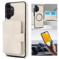 thumbnail image 4 of Decase for Samsung Galaxy A13 4G Flip PU Leather Back Cover with 2-in-1 Detachable Magnetic Wallet with 5 Card Slots Compatible Mag-Safe and RFlD Blocking Kickstand and Wireless Charging,White, 4 of 6
