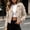Beige, variant on Women's Faux Suede Fleece Short Jacket Vintage Zip Up Lapel Collar Casual Biker Bomber Jackets Casual Outerwear (Black,S)