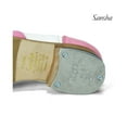 thumbnail image 6 of SANSHA T-BOJANGO TA88Lco Unisex Oxford Tap Shoes with Metal Taps & Leather Sole, Pink-White, Size 10 M, 6 of 6