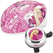 Barbie Pedalin' Pretty Girls' Bike Helmet and Bike Bell - Value Pack