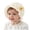 Beige, variant on Baby Girl Cotton Bonnet Vintage Ruffle Lace Sun Hat (White, 1-12 Months)