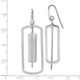 thumbnail image 3 of Auriga Fine Jewelry 925 Sterling Silver and Brushed Dangle Earrings for Women, 3 of 6