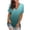 Blue, variant on Olyvenn Summer Tops for Women 2025 Gradient Color T Shirts Short Sleeve V Neck Blouse Casual Trendy Going Out Tunic Tops Tees Sky Blue XXXL