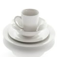 thumbnail image 3 of Elama Marshall 16 Piece Porcelain Dinnerware Set in White, 3 of 8