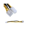 thumbnail image 3 of 4Pin Female To 8-Pin Male CPU Board Power Supply Converter Adapter Cable Yellow Black 20cm/7.87in, 3 of 11