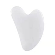 Gua Sha & Jade Roller,Facial Beauty Skin Tools Quartz Roller Massager for Face, Neck Eye Relieve Wrinkles Muscle Tensions Reduce Puffiness Jade Stone Board Care Gifts For Women Sets (White)