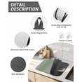 thumbnail image 3 of Grey Sage Stove Top Covers for Electric Stove, 28'x20'' Green Gradient Modern Ombre Art Glass Ceramic Stove Cover Foldable Rubber Mat Heat Resistant Cooktop Protector for Kitchen, 3 of 8