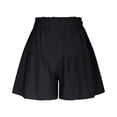 thumbnail image 5 of Dxzfnsa Womens Lightweight Shorts Casual Baggy Trendy Hot Pants Elastic Waist Drawstring Comfy Shorts S-3XL, 5 of 8